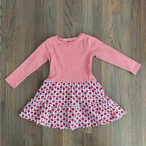 Tea Collection, striped dress with twirl skirt, size 5